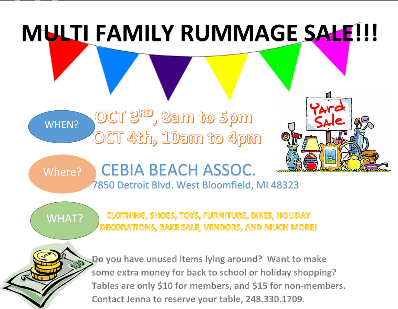 Rumage Sale 2015